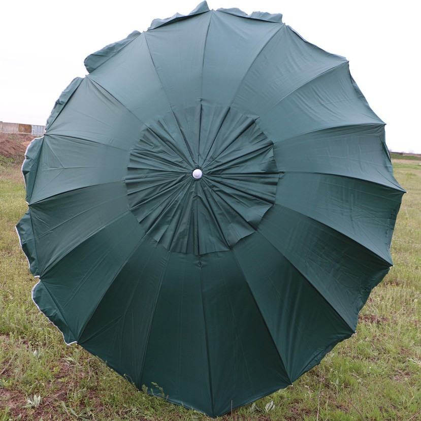 Зонт уличный 3.0 метра 16 спиц с anti-UF напылением и клапаном антиураган - фото 1 - id-p1531723956