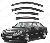 Ветровик MERCEDES E-klasse Sd (W211) 2002-2009 (на скотче)\Дефлекторы окон Мерседес 211