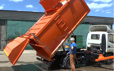 Сміттєвоз 10 м3 з боковим механічним завантаженням на шасі FOTON