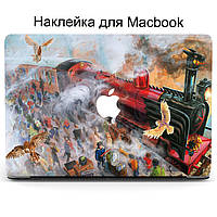 Комплект защитных наклеек для Apple MacBook Pro / Air Гарри Поттер (Harry Potter) Middle Top Bottom