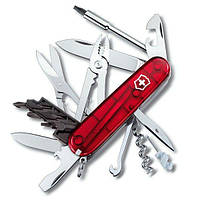 Складной нож Victorinox CyberTool 34 Red Trans 1.7725.T