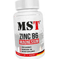 Магний цинк В6 MST Zinc Magnesium B6 60 капсул