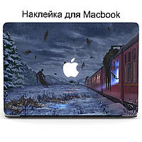 Комплект защитных наклеек для Apple MacBook Pro / Air Гарри Поттер (Harry Potter) Middle Top Bottom