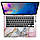 Комплект захисних наклейок для Apple MacBook Pro / Air з принтом Мармур (Marble), фото 7
