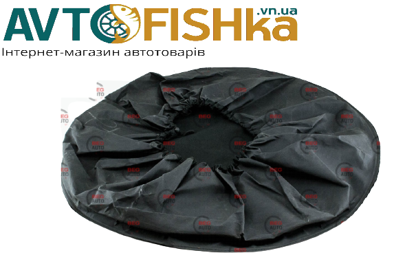 Чохол запасного колеса R 17"-18" d-72 (тканина, чорний)