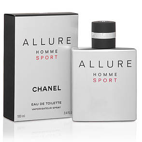 Chanel Allure Homme Sport Туалетна вода 100 ml Духи Шанель Алюр Хом Спорт 100 мл Чоловічий, фото 2
