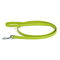 Повідець зі стразами шкіряний однотонний