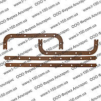 Прокладка піддона картера Т-150/МАЗ, ЯМЗ-236, гумово-корка, роздільна, 236-1009040-А3