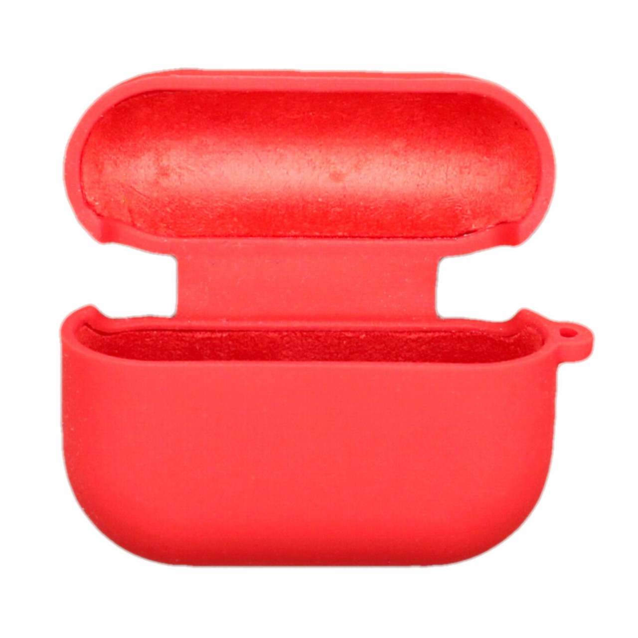 Чохол для AirPods Pro Silicone case Microfiber (з мікрофіброю) red