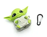 Чохол для навушників AirPods 1/2 BABY YODA Grey, фото 5