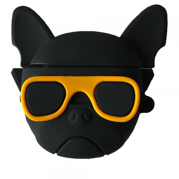 Чохол для навушників AirPods 1/2 BULLDOG Back-yellow, фото 1