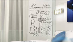 Вінілова інтер'єрна наклейка декор на стіну та шпалери «Нехай все збувається» з оракалу