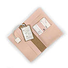 Тревел-сет: тревел-кейс + обкладинка для паспорта + бірка для багажу (мармур) екошкіра, фото 5