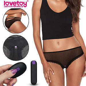 Вібротрусики вібратор для клітора з пультом управління LoveToy iJoy трусики з вібрацією на пульті