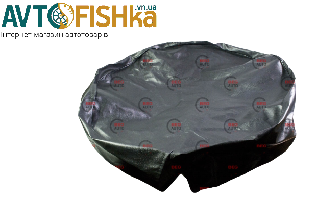Чохол запасного колеса R 17"-18" d-72 (шкір.зам., чорний), фото 1