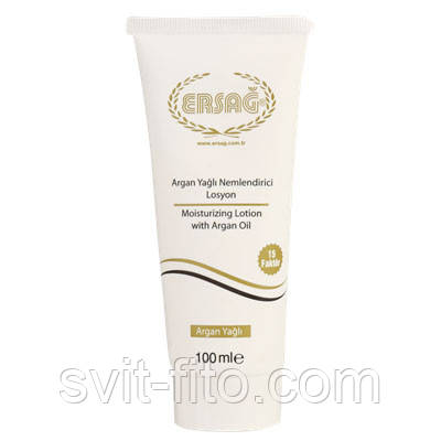 Лосьйон Ерсаг з маслом Аргани SPF15 зволожуючий 100мл