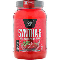 BSN, Syntha-6, Ultra Premium Protein Matrix, полуниця молочний коктейль, 1,32 кг (2,91 фунта) Київ