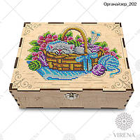 Дерев'яний органайзер під вишивку бісером 202