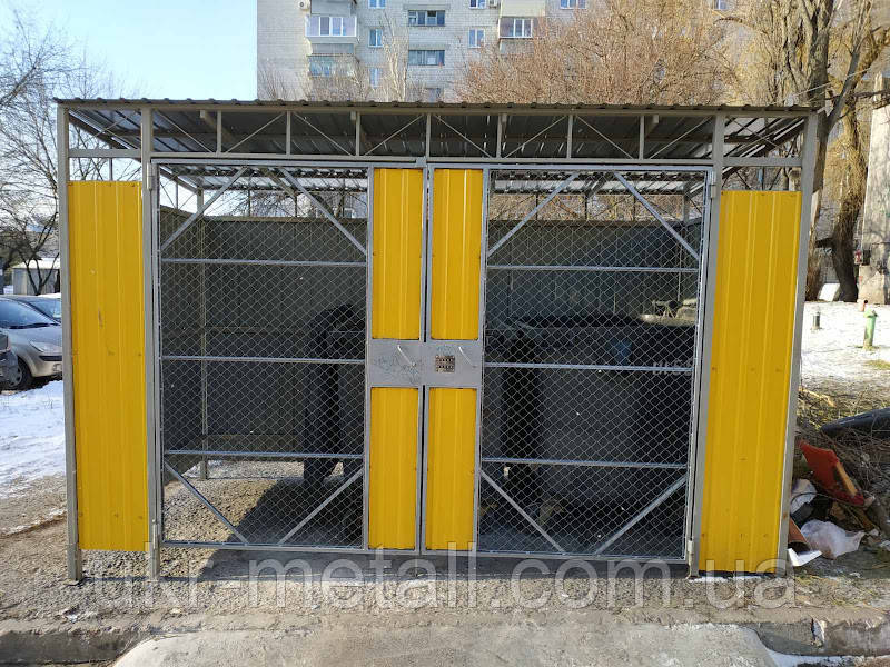 Модульна майданчик для роздільного збирання ТПВ, фото 1