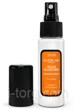 Тестер жіночий Guerlain Aqua Allegoria Mandarine Basilic, 60 мл K-59, фото 1
