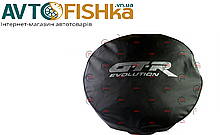Чохол запасного колеса R 13"-14" d-63 (шкір.зам., без накатки, чорний)