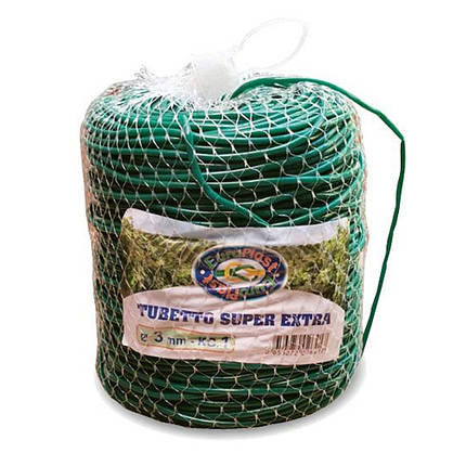Кембрик EuroPlast Super Extra 3 мм для підв'язування рослин, 1 кг, темно-зелений (Італія), фото 1