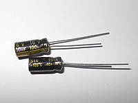 Конденсатор електролітичний 100мкФ 16В ( 5x11) 105C /SUNTAN/