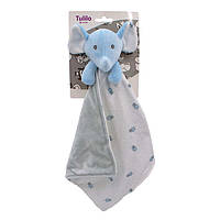 Іграшка-обнімашка "Слоник" блакитний, в пакеті 40*16см, Tulilo, Польща