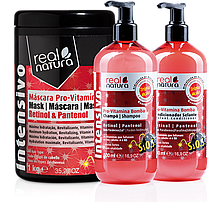 Набір Real Natura Pro-Vitamina Bomba для інтенсивного зволоження волосся