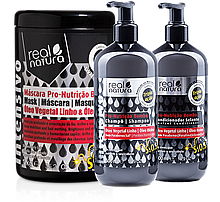 Набір Real Natura Pro-Nutriсаo Bomba для гладкості, блиску, харчування і розплутування волосся