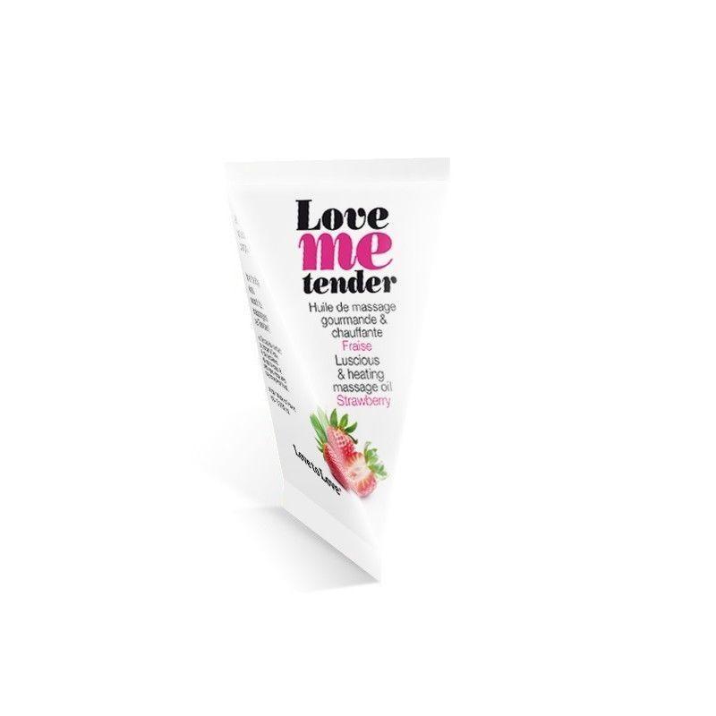 Розігріваючу масажне масло Love To Love LOVE ME TENDER Strawberry (10 мл)   | Limon