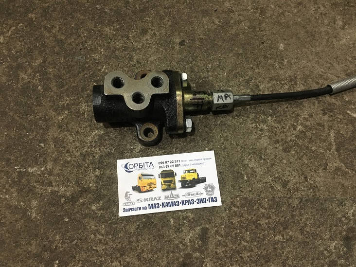 15.1772132 Кран управління дільником передач КПП КАМАЗ з тросом