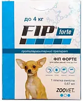 Капли Fip Forte (Фип форте) от блох и клещей для собак