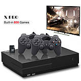 Ігрова приставка X PRO вбудованих 800 ігор дитяча консоль 4К HDMI Ретро ігри Телевізійна приставка, фото 2