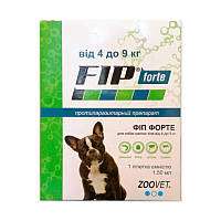 Капли Fip Forte (Фип форте) от блох и клещей для собак 4-9кг