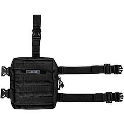 Підсумок на стегно "ANTITERROR II" BLACK (Cordura)