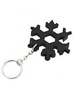 Мультитул-сніжинка 18 в 1 - багатофункціональний інструмент (викрутка, шестигранник, гайковий ключ), фото 3