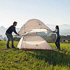 Намет Naturehike Cloud UP I (1-місний) 20D NH18T010-T gray-red, фото 3