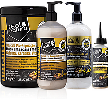 Набір Real Natura Pro-Reparacao Bomba Cafе для відновлення і росту волосся