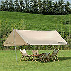 Тент для кемпінгу Naturehike Girder (з двома стійками) 500*292 NH20TM006 150D gold, фото 3