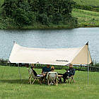Тент для кемпінгу Naturehike Girder (з двома стійками) 500*292 NH20TM006 150D gold, фото 4