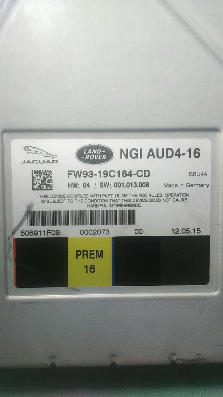 FW9319C164CD C2D49636 C2D28301 Підсилювач мультимедіа Jaguar