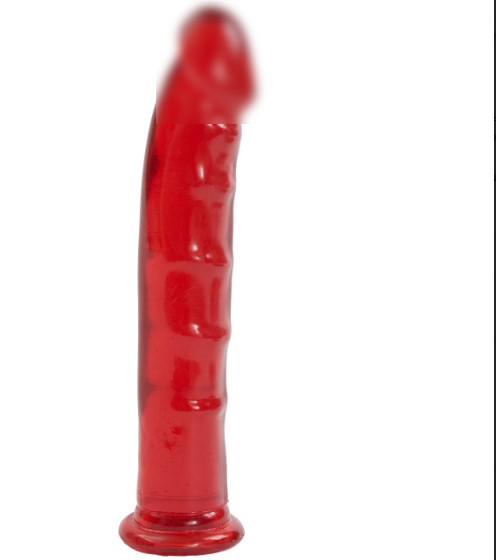 Фалоімітатор Doc Johnson Jelly Jewels - Dong with Suction Cup - Red   | Limon