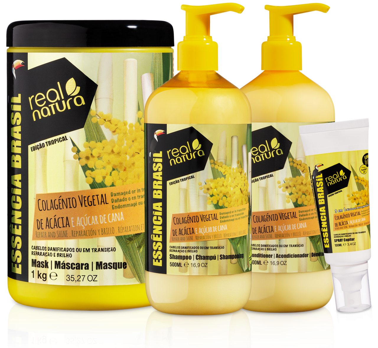 Набір Real Natura Colagenio Vegetal для зволоження і гладкість волосся