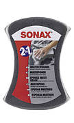 Губка +антимошка 2 в 1 для миття авто Sonax MultiSponge двостороння