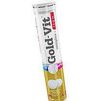 Вітаміни з залізом Gold-Vit complex iron 20 tabs апельсин, фото 4