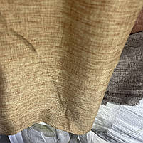 Легка лляна тканина в абрикосовому кольорі на метраж (М1-4), фото 4