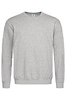 Мужской свитер-реглан утепленный Stedman серый