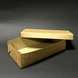 Коробка крафт з кришкою 200х100х50 мм без ламінації (100шт), фото 3