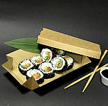 Коробка крафт з кришкою 200х100х50 мм без ламінації (100шт), фото 4